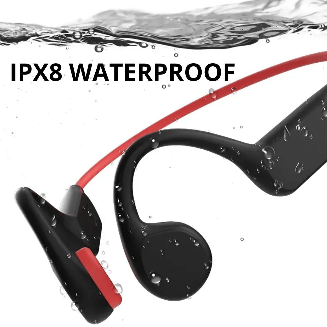 VIPSounds Bone Conduction Headphones - Wireless, Open-Ear Design, waterproof.