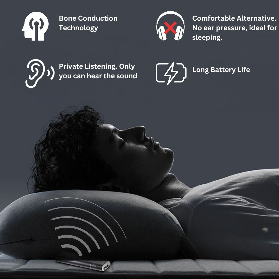 SoundPulse Pro Bone Conduction Pillow Bluetooth Sleep Speaker