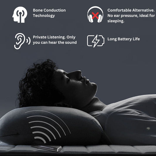SoundPulse Pro Bone Conduction Pillow Bluetooth Sleep Speaker